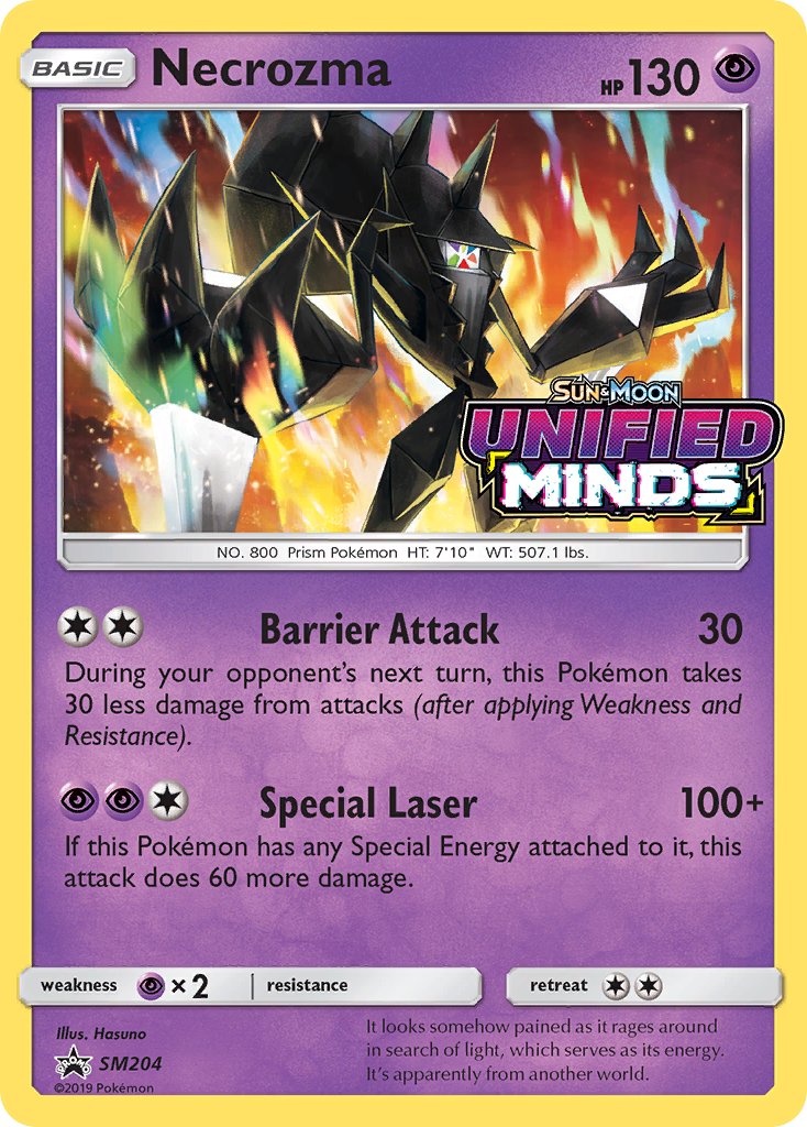 (204) Pokemon TCG SM Black Star Promos Single: Necrozma   Promo