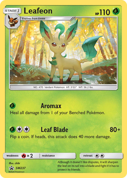 (237) Pokemon TCG SM Black Star Promos Single: Leafeon   Promo
