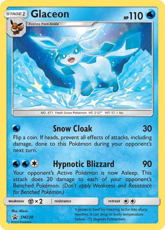 (238) Pokemon TCG SM Black Star Promos Single: Glaceon   Promo