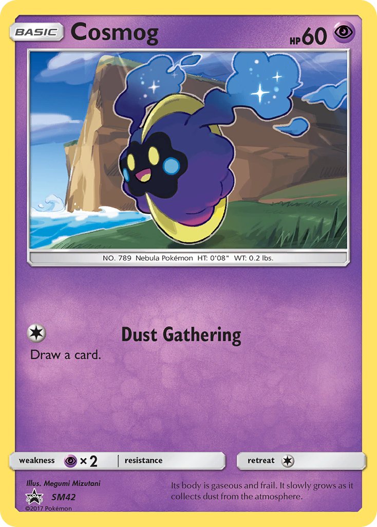 (042) Pokemon TCG SM Black Star Promos Single: Cosmog   Promo