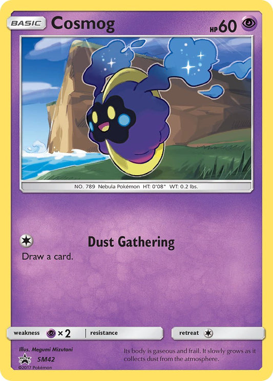(042) Pokemon TCG SM Black Star Promos Single: Cosmog   Promo