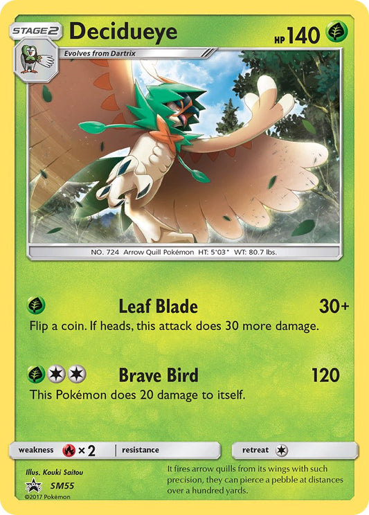 (055) Pokemon TCG SM Black Star Promos Single: Decidueye   Promo