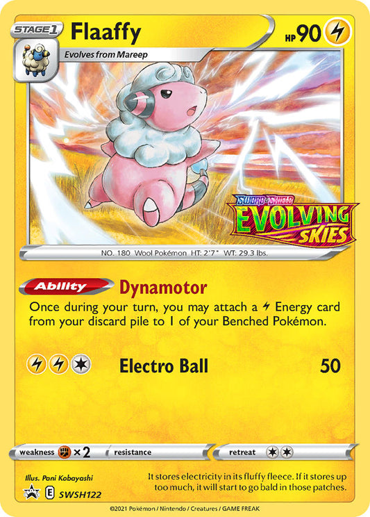 (122) Pokemon TCG SWSH Black Star Promos Single: Flaaffy  Promo
