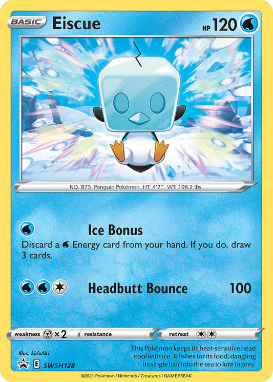 (128) Pokemon TCG SWSH Black Star Promos Single: Eiscue  Promo