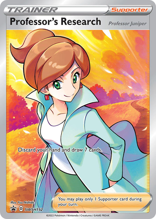 (152) Pokemon TCG SWSH Black Star Promos Single: Professor's Research  Promo