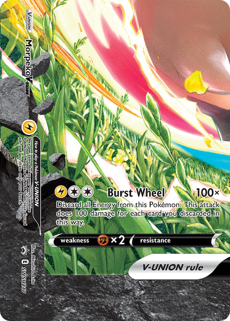 (217) Pokemon TCG SWSH Black Star Promos Single: Morpeko V-UNION  Promo