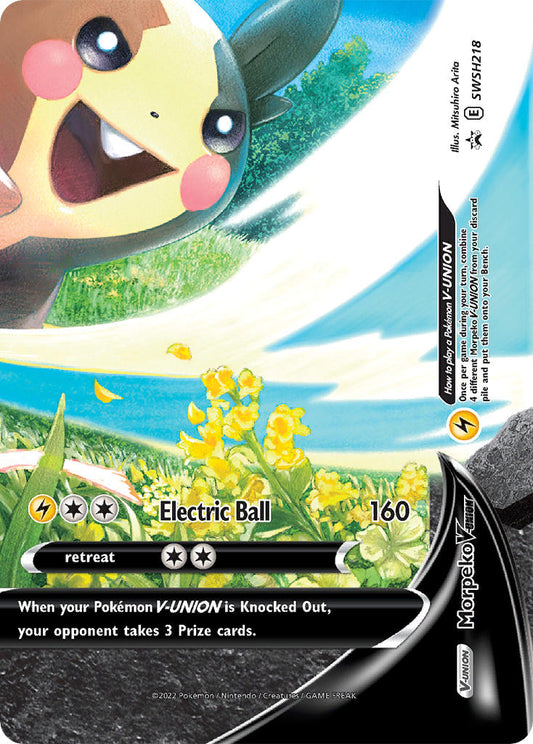 (218) Pokemon TCG SWSH Black Star Promos Single: Morpeko V-UNION  Promo