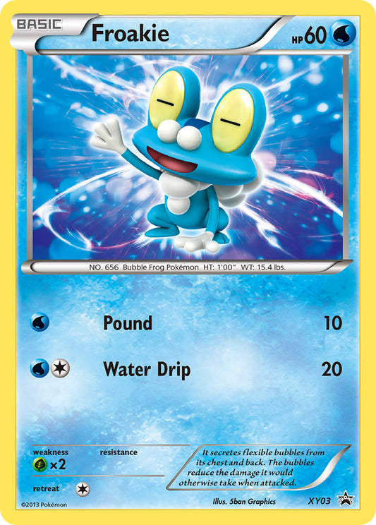 (003) Pokemon TCG XY Black Star Promos Single: Froakie   Promo