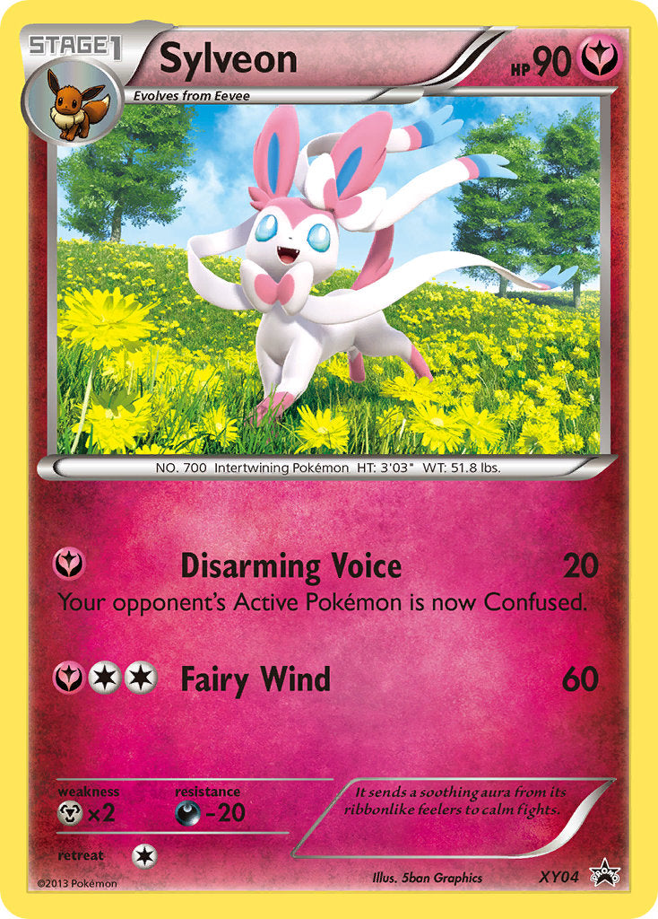 (004) Pokemon TCG XY Black Star Promos Single: Sylveon   Promo