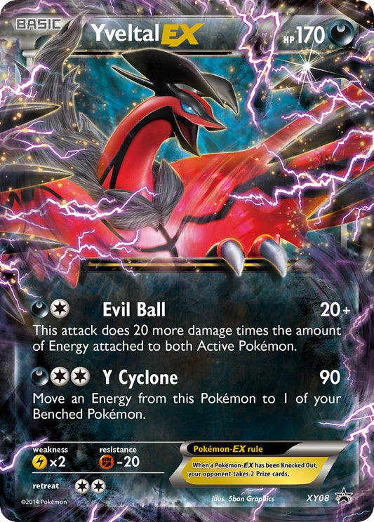 (008) Pokemon TCG XY Black Star Promos Single: Yveltal EX   Promo
