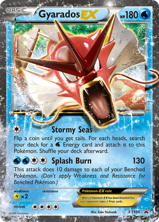 (106) Pokemon TCG XY Black Star Promos Single: Gyarados EX   Promo