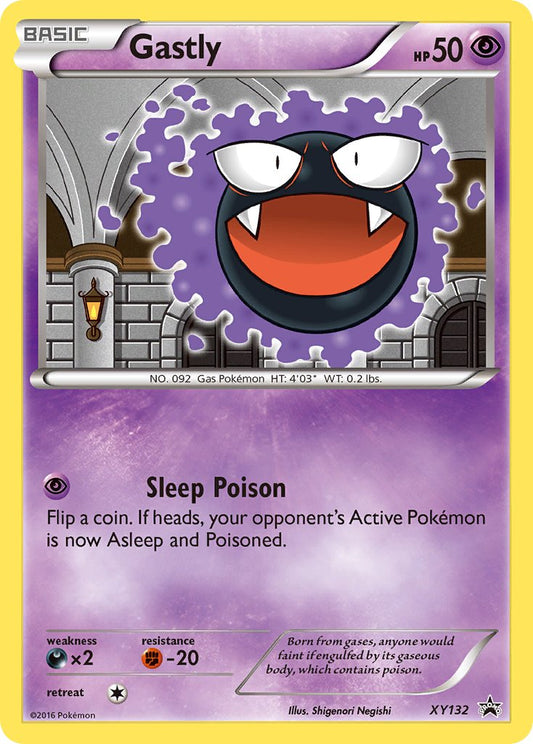 (132) Pokemon TCG XY Black Star Promos Single: Gastly   Promo