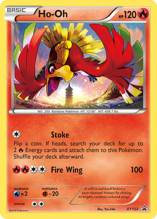(153) Pokemon TCG XY Black Star Promos Single: Ho-Oh   Promo
