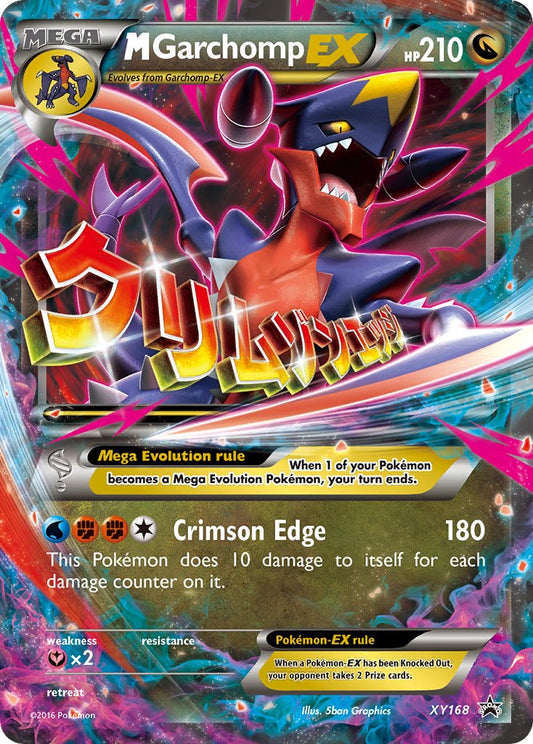 (168) Pokemon TCG XY Black Star Promos Single: MGarchomp EX   Promo