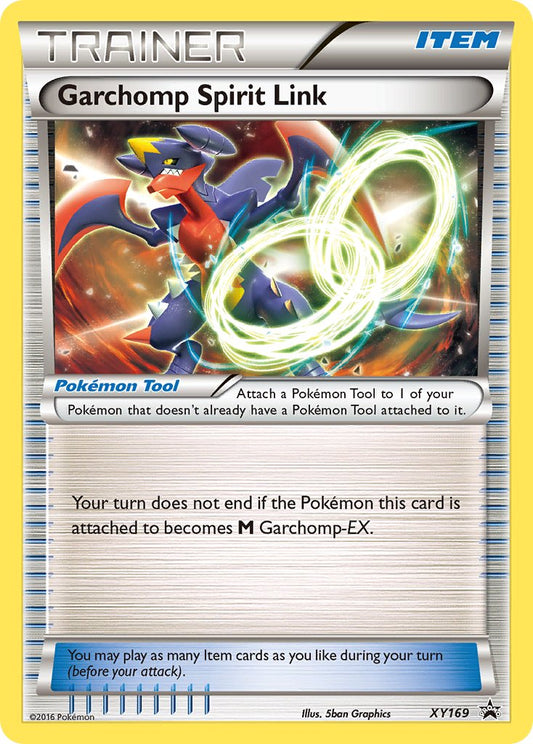 (169) Pokemon TCG XY Black Star Promos Single: Garchomp Spirit Link  Promo