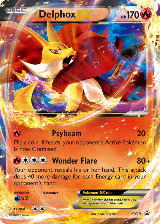 (019) Pokemon TCG XY Black Star Promos Single: Delphox EX   Promo