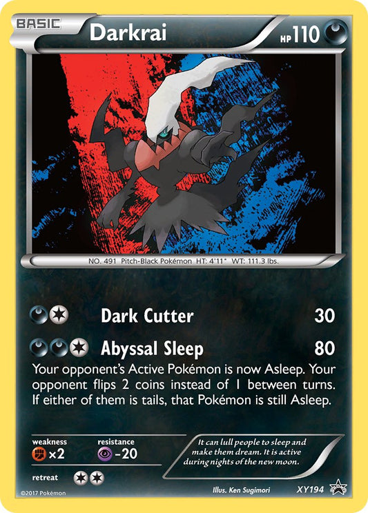 (194) Pokemon TCG XY Black Star Promos Single: Darkrai   Promo