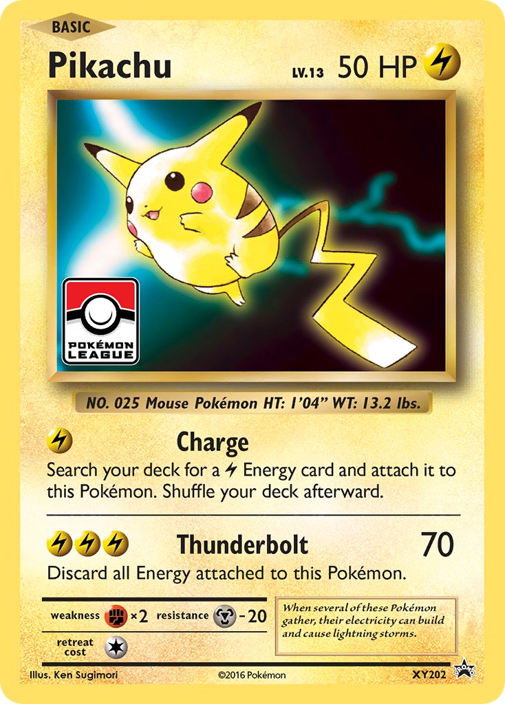 (202) Pokemon TCG XY Black Star Promos Single: Pikachu   Promo