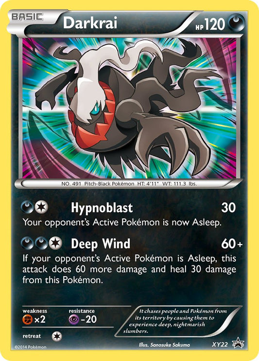 (022) Pokemon TCG XY Black Star Promos Single: Darkrai   Promo