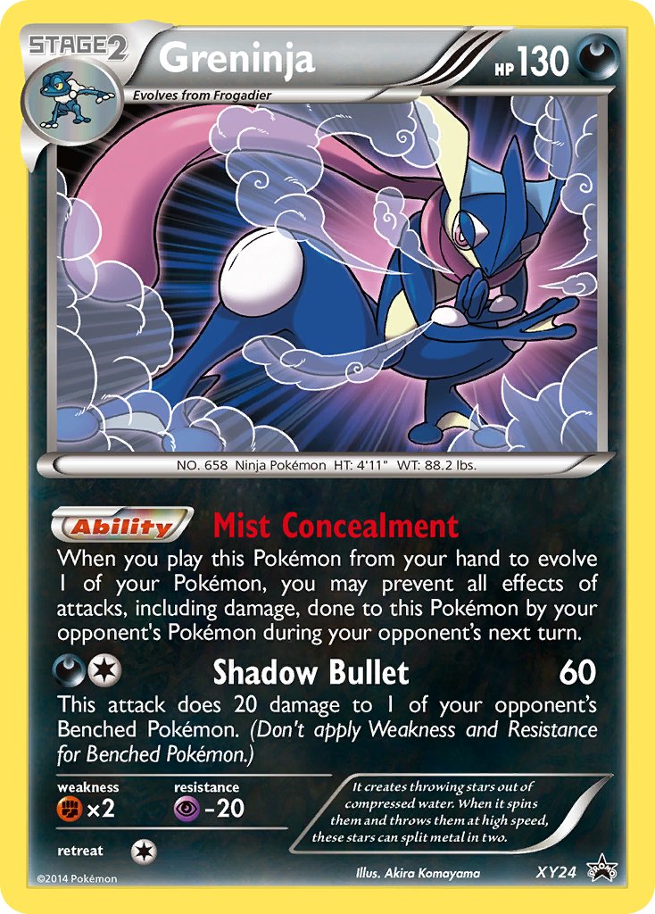 (024) Pokemon TCG XY Black Star Promos Single: Greninja   Promo