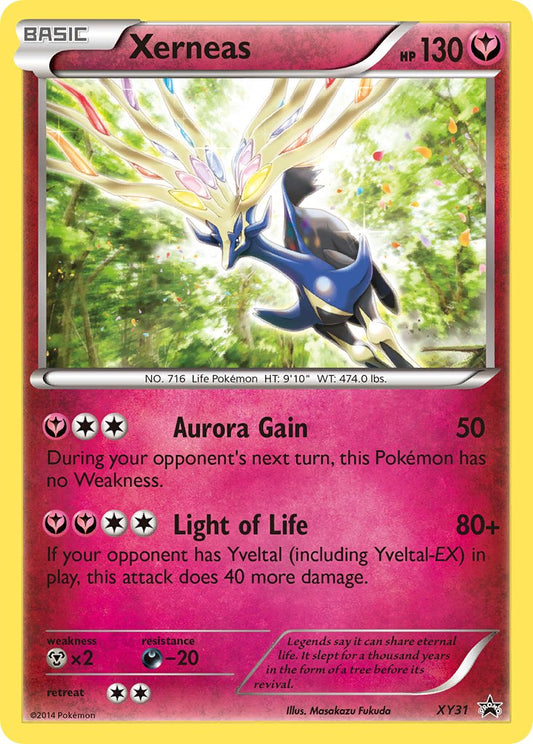 (031) Pokemon TCG XY Black Star Promos Single: Xerneas   Promo