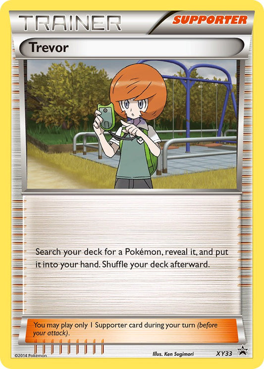 (033) Pokemon TCG XY Black Star Promos Single: Trevor  Promo