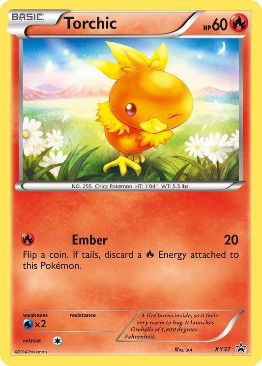 (037) Pokemon TCG XY Black Star Promos Single: Torchic   Promo