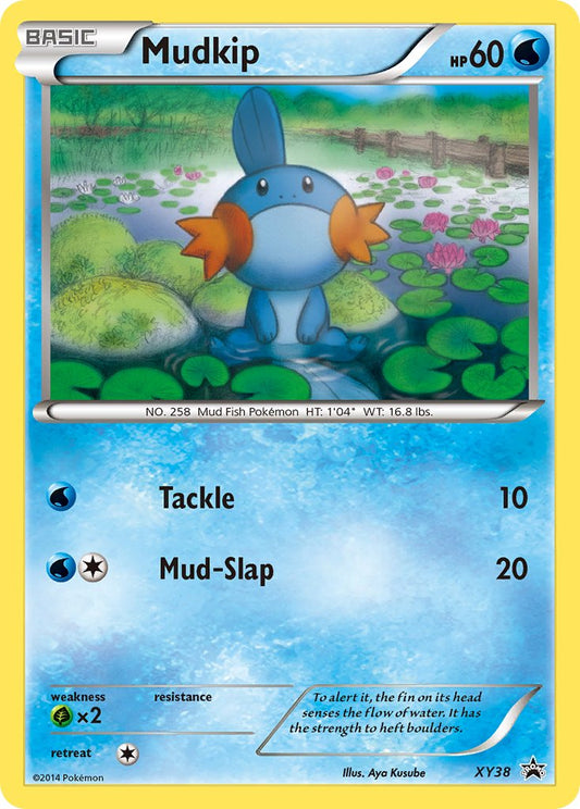 (038) Pokemon TCG XY Black Star Promos Single: Mudkip   Promo