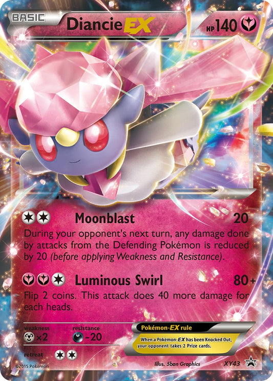 (043) Pokemon TCG XY Black Star Promos Single: Diancie EX   Promo
