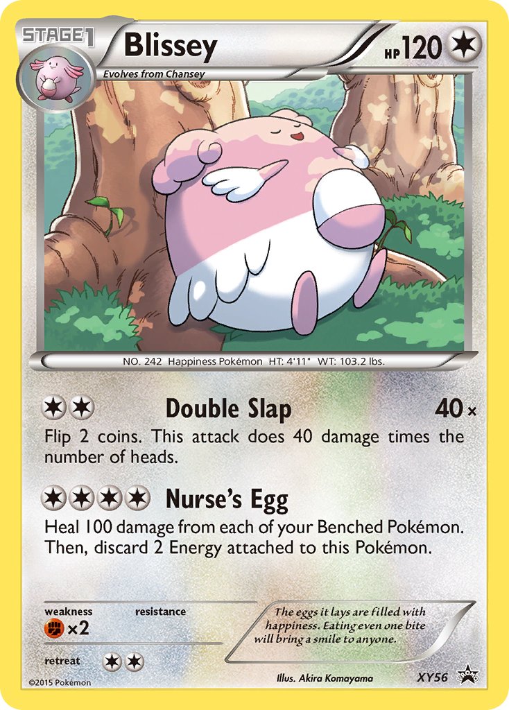 (056) Pokemon TCG XY Black Star Promos Single: Blissey   Promo