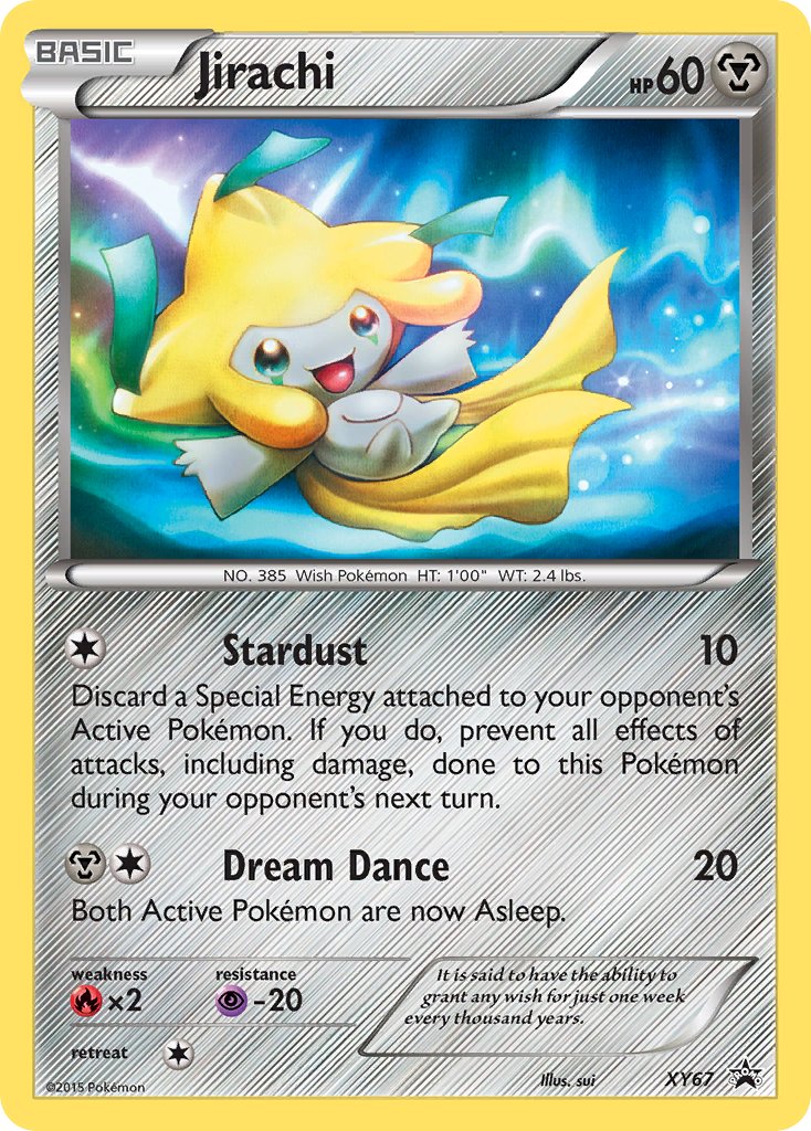 (067) Pokemon TCG XY Black Star Promos Single: Jirachi   Promo