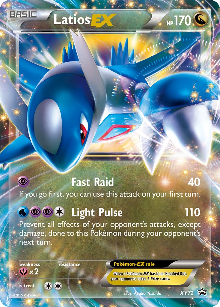 (072) Pokemon TCG XY Black Star Promos Single: Latios EX   Promo