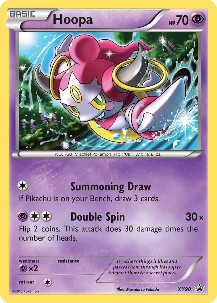 (090) Pokemon TCG XY Black Star Promos Single: Hoopa   Promo