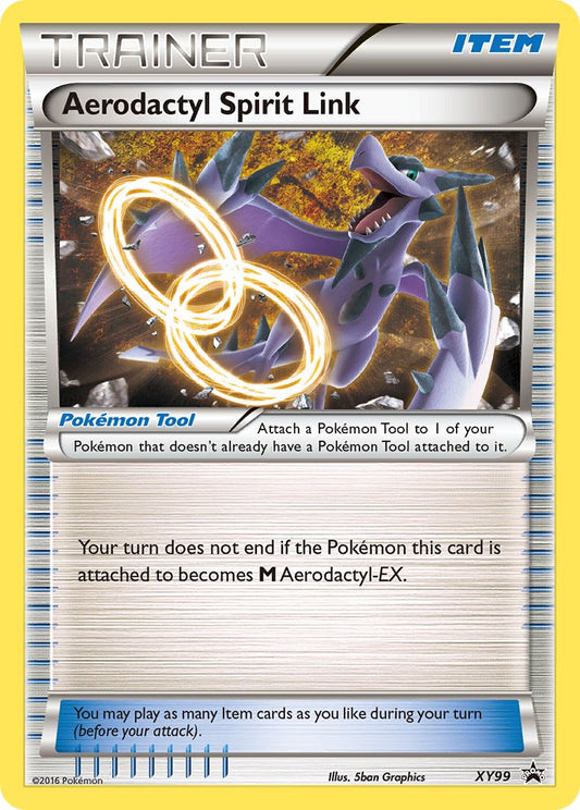 (099) Pokemon TCG XY Black Star Promos Single: Aerodactyl Spirit Link  Promo
