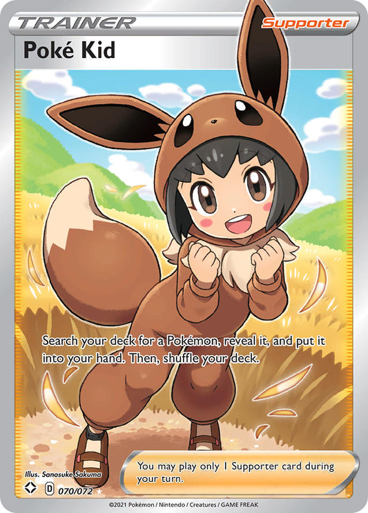 (070/072) Pokemon TCG Shining Fates Single: Pok��� Kid  Ultra Rare
