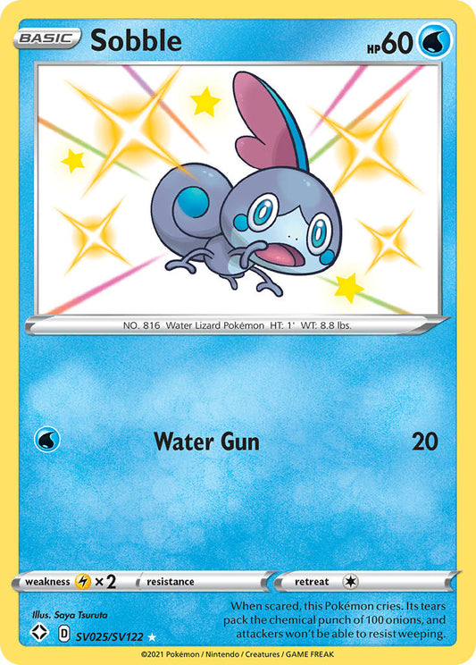 (SV025/SV122) Pokemon TCG Shining Fates Single: Sobble  Secret Rare