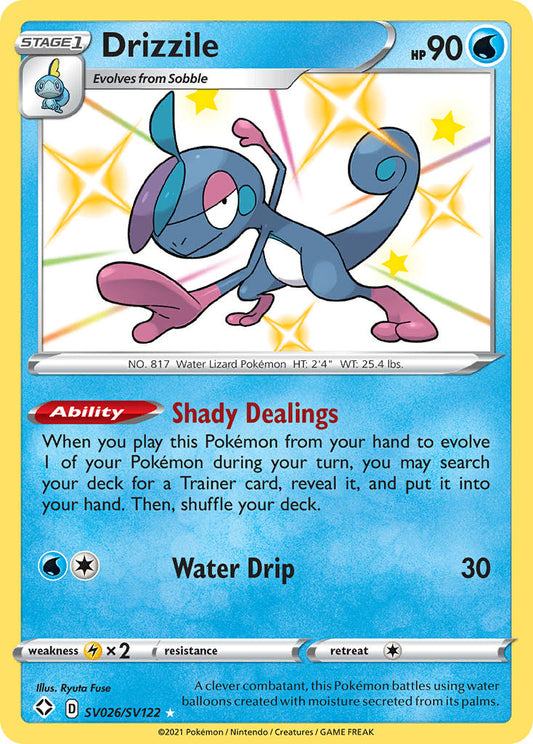 (SV026/SV122) Pokemon TCG Shining Fates Single: Drizzile  Secret Rare