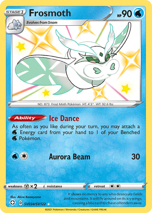 (SV034/SV122) Pokemon TCG Shining Fates Single: Frosmoth  Secret Rare