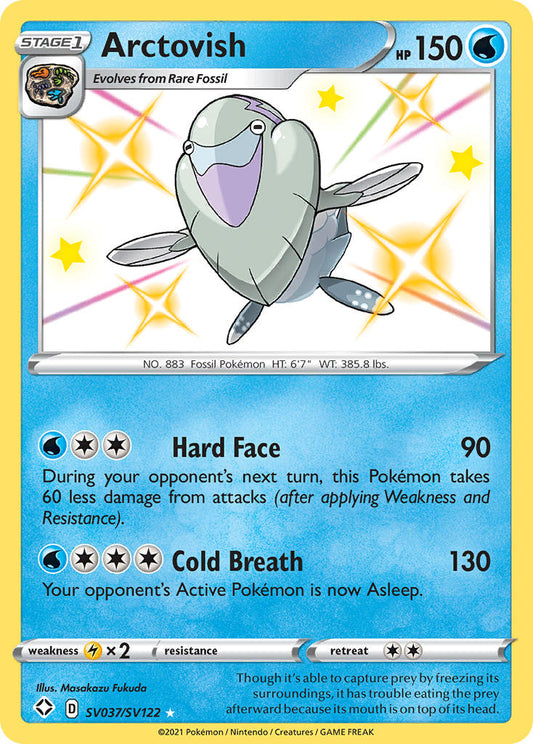 (SV037/SV122) Pokemon TCG Shining Fates Single: Arctovish  Secret Rare