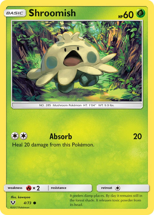 (004/73) Pokemon TCG Shining Legends Single: Shroomish   Common