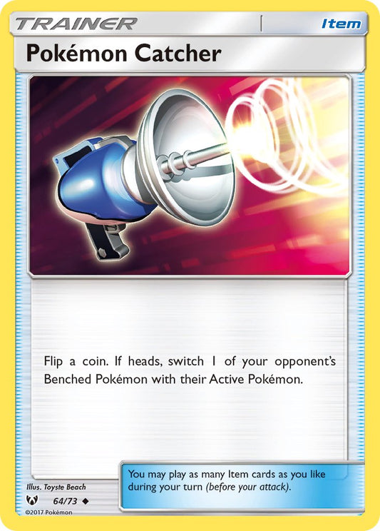 (064/73) Pokemon TCG Shining Legends Single: Pokémon Catcher  Uncommon