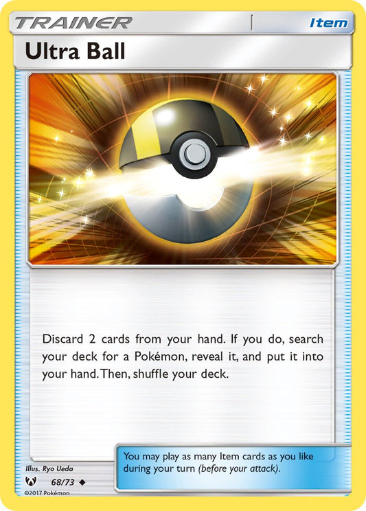 (068/73) Pokemon TCG Shining Legends Single: Ultra Ball Reverse Holo Uncommon