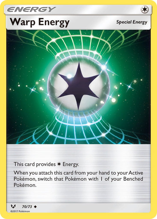 (070/73) Pokemon TCG Shining Legends Single: Warp Energy Reverse Holo Uncommon