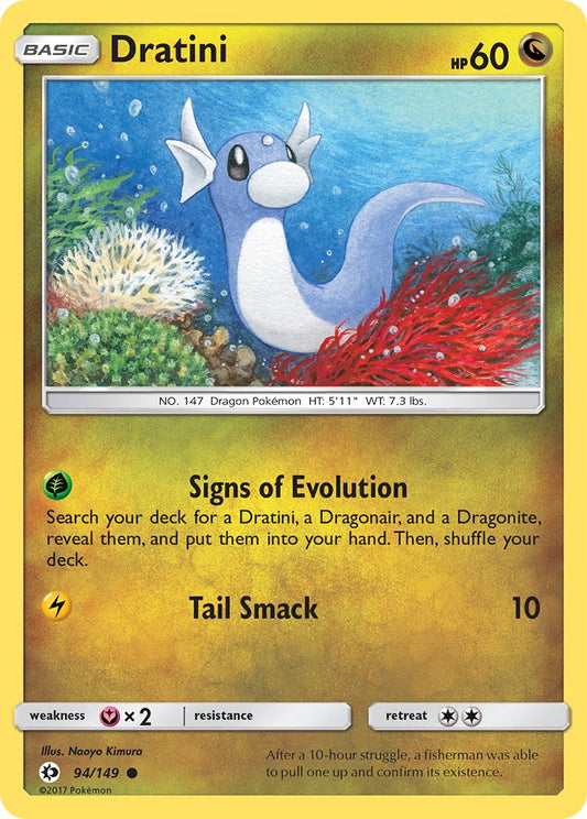 (094/149) Pokemon TCG Sun & Moon Single: Dratini  Reverse Holo Common