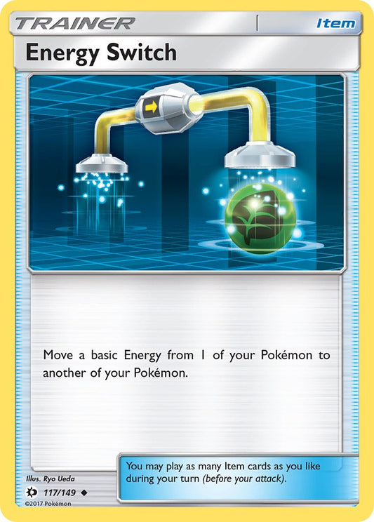 (117/149) Pokemon TCG Sun & Moon Single: Energy Switch  Uncommon