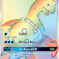 (151/149) Pokemon TCG Sun & Moon Single: Lapras GX   Rainbow Rare