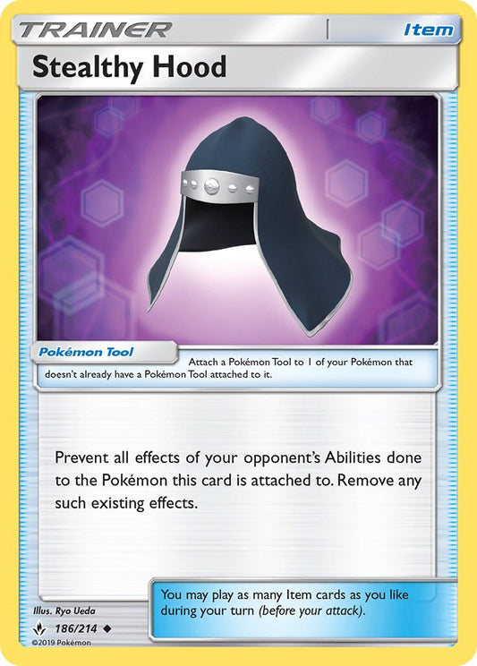 (186/214) Pokemon TCG Unbroken Bonds Single: Stealthy Hood  Uncommon