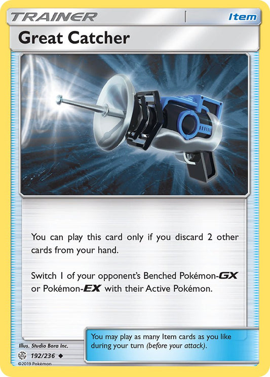 (192/236) Pokemon TCG Cosmic Eclipse Single: Great Catcher  Uncommon