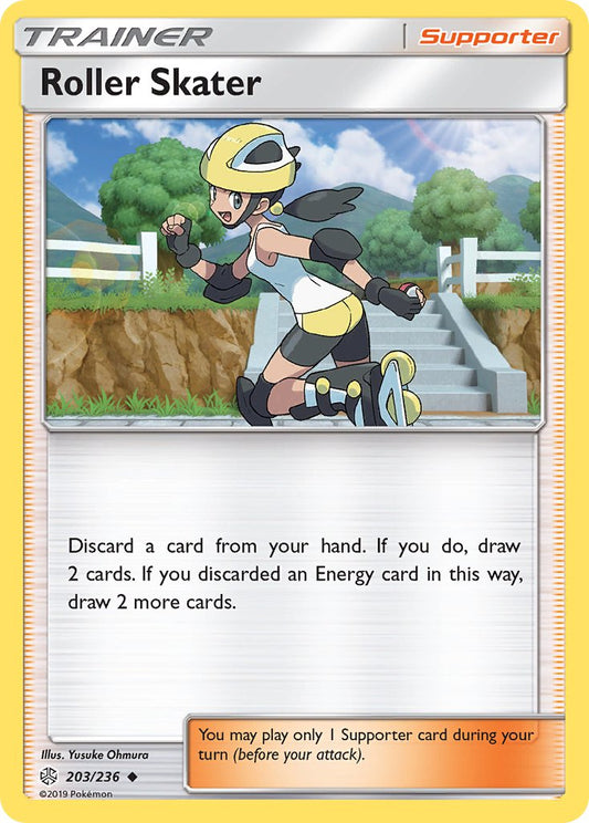 (203/236) Pokemon TCG Cosmic Eclipse Single: Roller Skater  Uncommon