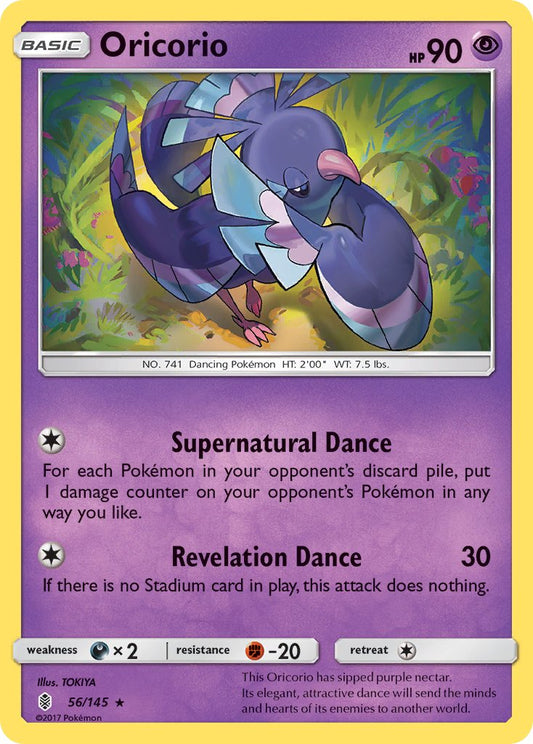 (056/145) Pokemon TCG Guardians Rising Single: Oricorio   Rare